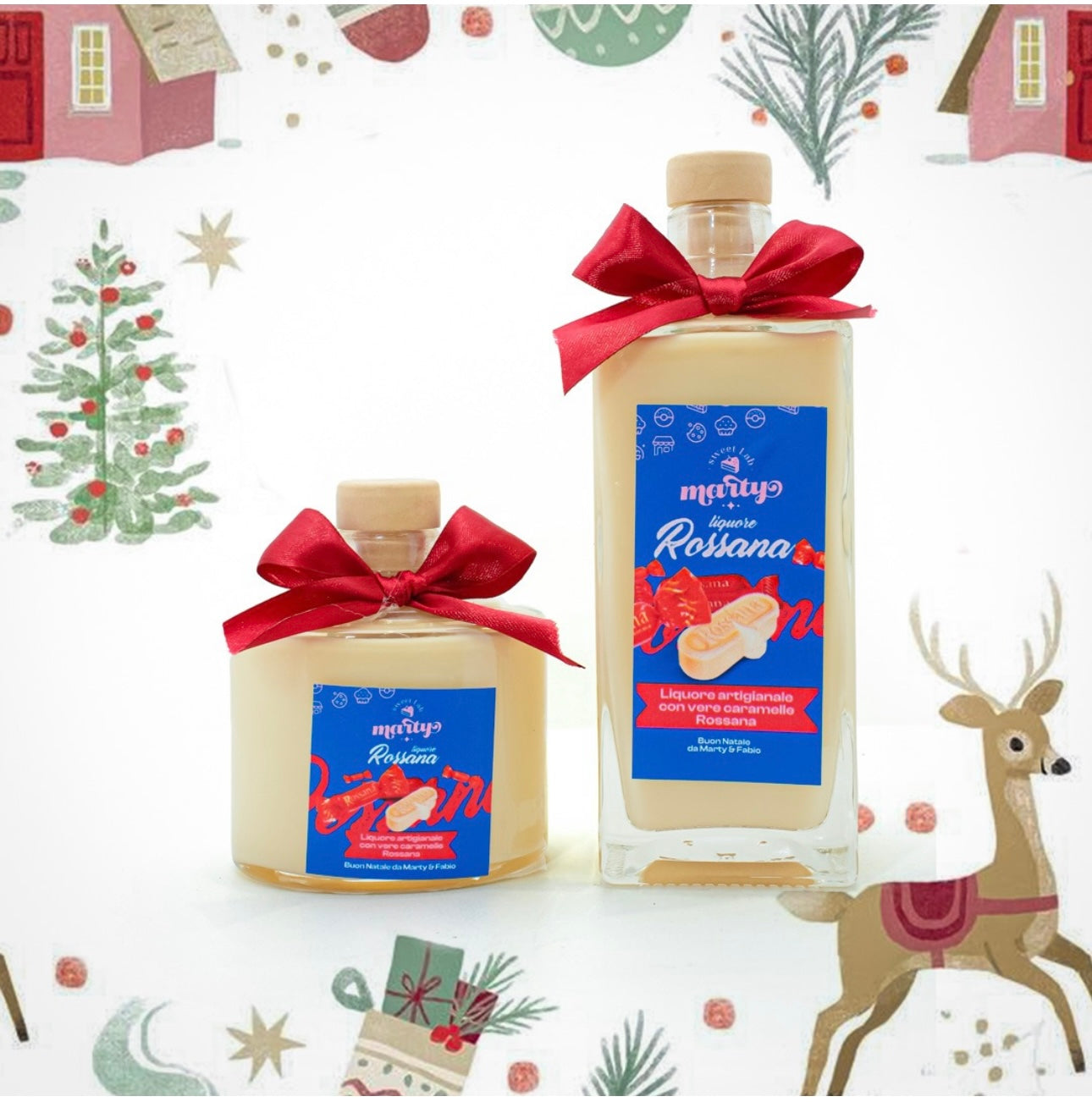 Crema Liquore Artigianale al gusto caramella Rossana o Kinder Bueno