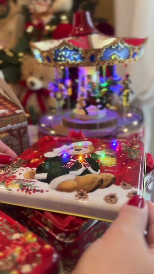 Scatola Latta Natale